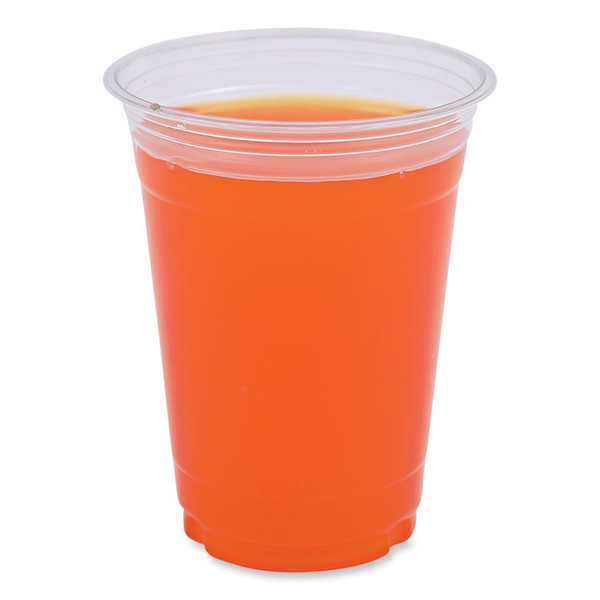 Clear Plastic Cold Cups, 16 oz, PET, 50 Cups/Sleeve, 20 Sleeves/Carton [SKU: BWKPET16]