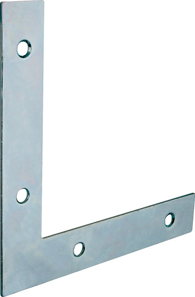Prosource FC-Z04-013L Corner Brace, 4 in L, 4 in W, 5/8 in H, Steel, Zinc-Plated, 1.8 mm Thick Material [SKU: ORG3802857]