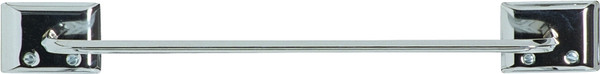 DECKO 38120 Towel Bar, 12 in L Rod, Steel, Chrome, Surface Mounting [SKU: ORG6822639]