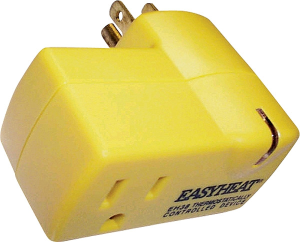 EasyHeat EH38 Pre-Set Thermostat, 15 A, 125 V, Yellow [SKU: ORG6524896]