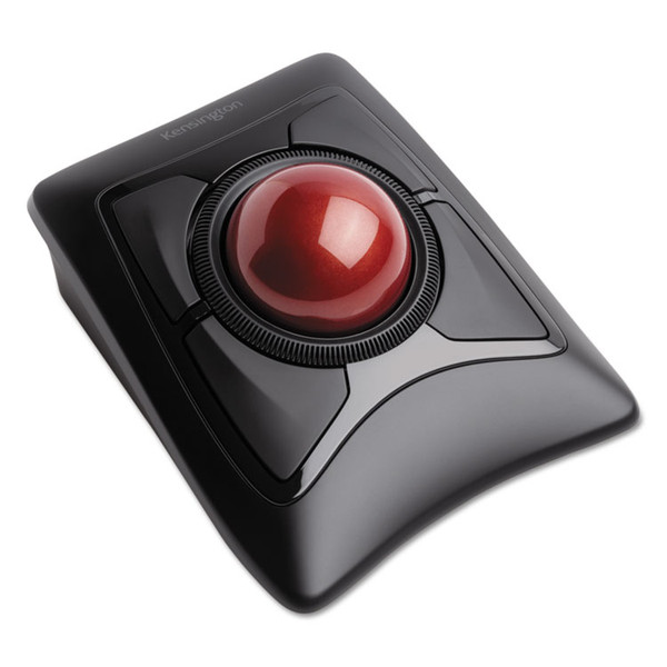 Expert Mouse Wireless Trackball, 2.4 GHz Frequency/30 ft Wireless Range, Left/Right Hand Use, Black [SKU: KMW72359]