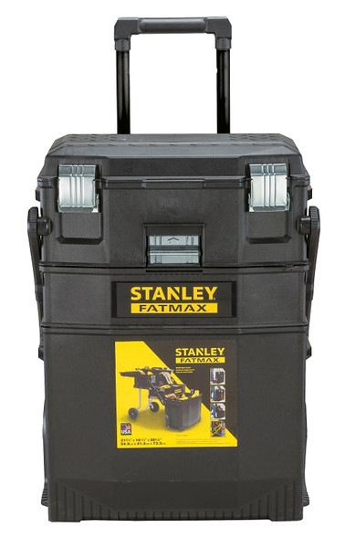FATMAX 020800R 4-in-1 Mobile Work Station, 5 cu-in, Structural Foam, Black, 9 in L x 22 in W x 29 in H Outside [SKU: ORG7223381]
