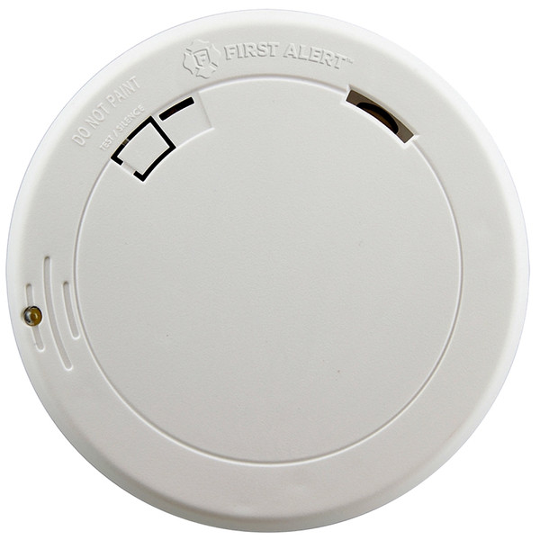 FIRST ALERT 1039855 Smoke Alarm, 9 V, Ionization Sensor, 85 dB, Alarm: Audible, White [SKU: ORG7771165]