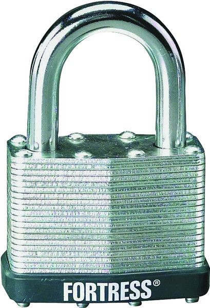 Master Lock 1805T Padlock, Keyed Alike Key, 5/16 in Dia Shackle, 1-1/4 in H Shackle, Cast Hardened Steel Shackle [SKU: ORG6638431]