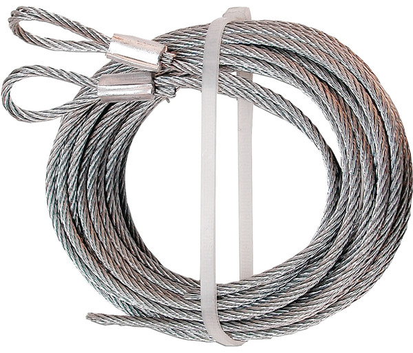 Prime-Line GD 52100 Aircraft Cable, 1/8 in Dia, 12 ft L, Carbon Steel, Galvanized [SKU: ORG8260903]