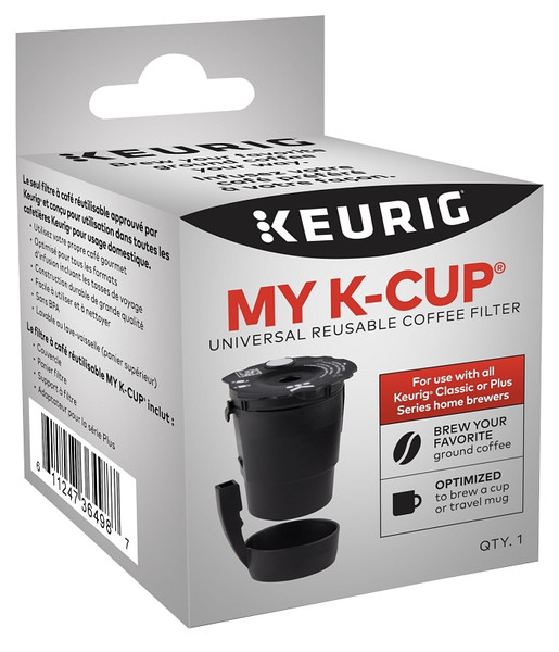KEURIG K-Cup 5000194966 Coffee Filter, 0.599 oz Capacity, Plastic, Black [SKU: ORG0099002]