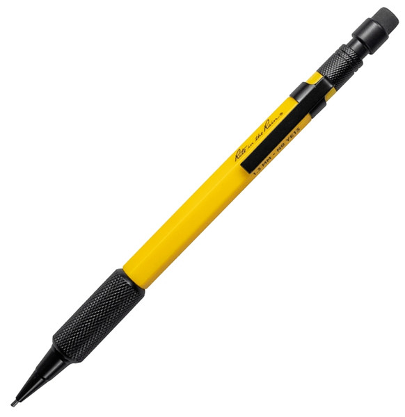 Rite in the Rain YE13 Mechanical Clicker Pencil, 1.3 x 120 mm Lead, 2B Lead, Dark Lead, ABS Barrel, 6 in L [SKU: ORG7415920]