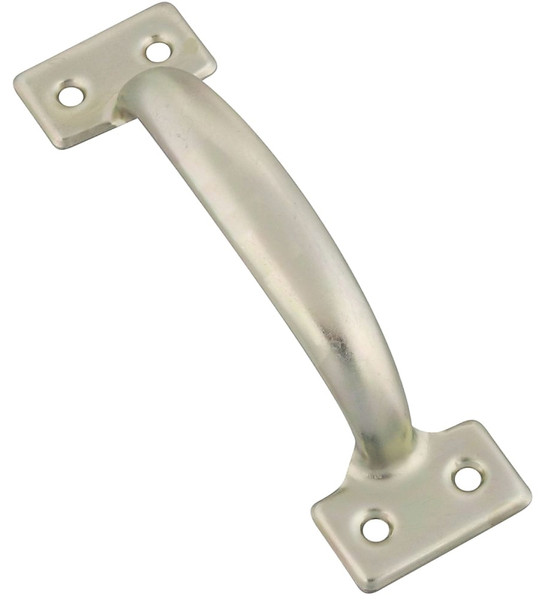 National Hardware N226-845 Door Pull, 1-3/4 in W, 1.62 in D, 6-1/2 in H, Steel, Zinc [SKU: ORG7176092]