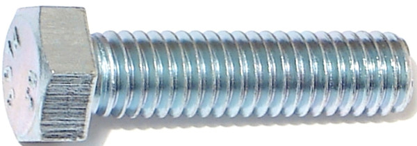 MIDWEST FASTENER 00055 Bolt, 3/8-16 in Thread, 1-1/2 in OAL, 2 Grade, Zinc, Zinc, Coarse Thread [SKU: ORG4531406]