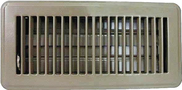 ProSource FR01-4X10B Floor Register, Steel, Brown [SKU: ORG2476190]