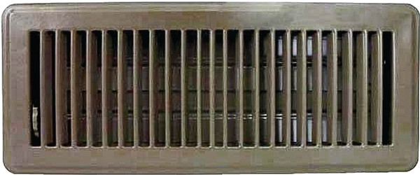 ProSource FR01-4X12B Floor Register, Steel, Brown [SKU: ORG2523488]