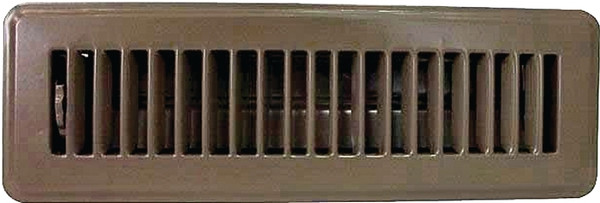 ProSource FR01-2X10B Floor Register, 3-7/8 in L, 9-5/8 in W, Metal, Brown [SKU: ORG2575801]