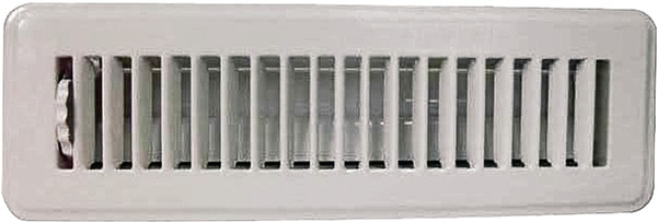 ProSource FR01-2X10W Floor Register, Steel, White [SKU: ORG2586659]