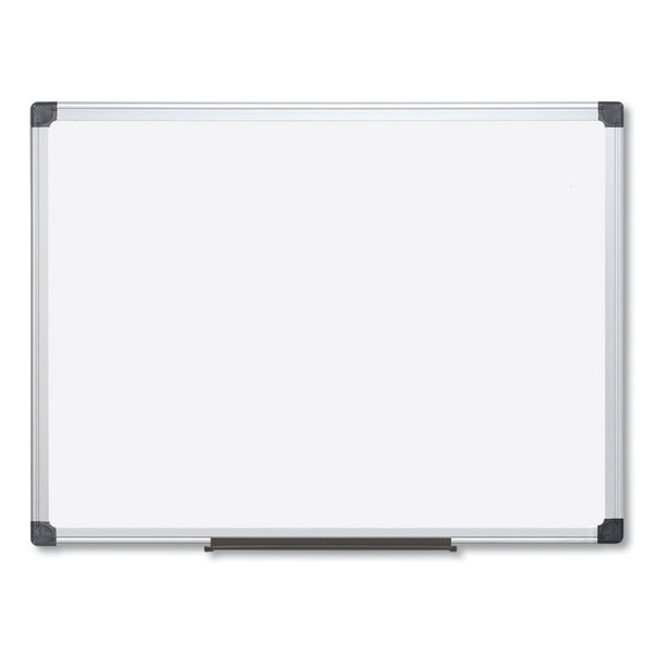 Value Lacquered Steel Magnetic Dry Erase Board, 48 x 96, White, Aluminum Frame [SKU: BVCMA2107170]