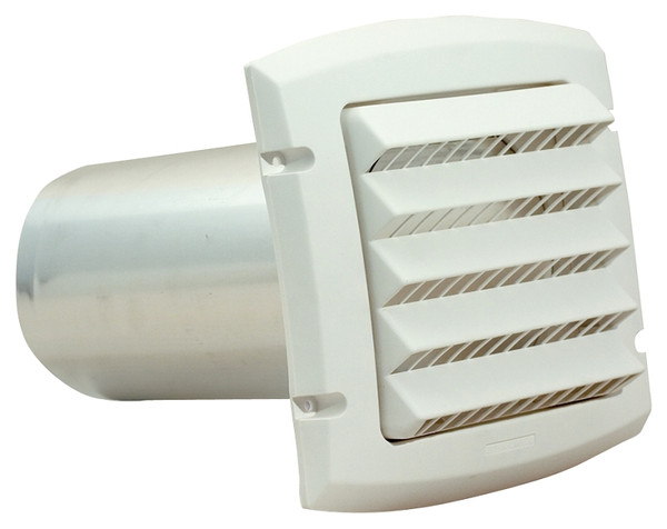 DUNDAS JAFINE ProVent IH4WXZ Intake Hood, 6-1/4 in W Hood, 1-1/2 in D Hood, 7 in H Hood, Polypropylene Hood [SKU: ORG0198382]