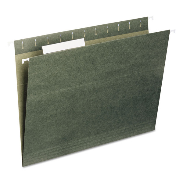 Hanging Folders, Letter Size, 1/3-Cut Tabs, Standard Green, 25/Box [SKU: SMD64035]