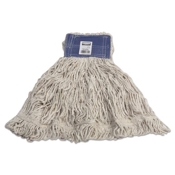 Super Stitch Blend Mop, Cotton/Synthetic, X-Large, White, 6/Carton [SKU: RCPD25406WHICT]