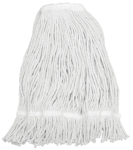 Zephyr ShineUp 15024 Mop Head, 24 oz Headband, Cotton, Natural [SKU: ORG7401011]