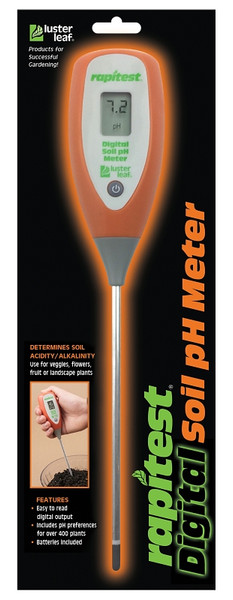luster leaf 1845-6 Soil pH Meter, Digital Display [SKU: ORG9053356]