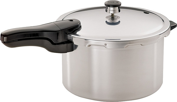 Presto 01282 Pressure Cooker, 8 qt Capacity, 12.18 in Dia, Aluminum [SKU: ORG6824635]