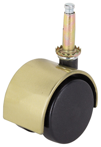 ProSource JC-F14-PS Caster, 2 in Dia Wheel, 2 in W Wheel, Nylon Wheel, Black, 75 lb, Steel Housing Material [SKU: ORG7112337]