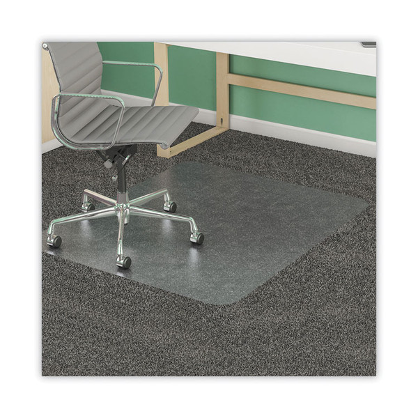 SuperMat Frequent Use Chair Mat for Medium Pile Carpet, 36 x 48, Rectangular, Clear [SKU: DEFCM14142]