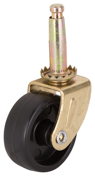 ProSource JC-B14-PS Swivel Caster, 1-5/8 in Dia Wheel, 1-5/8 in W Wheel, Black, 50 lb [SKU: ORG7111966]