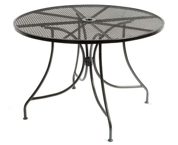 Seasonal Trends Patio Table, 42 in Dia, Round Table, Mesh Steel [SKU: ORG9925520]