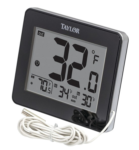 Taylor 1710 Thermometer, 2.94 in W x 2.13 in H Display, Plastic Casing [SKU: ORG1551258]