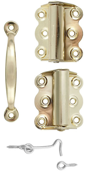 National Hardware V92 Series N190-769 Set, Steel, Brass [SKU: ORG7182553]