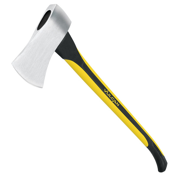 Vulcan 34483 Michigan Axe, High Polished Head, 3.5 lb Head, Fiberglass Handle, 33 in OAL [SKU: ORG6364210]