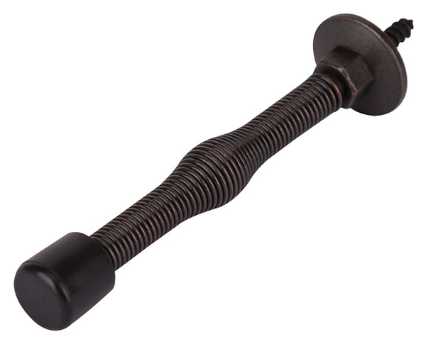 Prosource H61-Z019-PS Light-Duty Door Stop, 3/4" in Dia Base, 3 in Projection, Plastic & Steel, Venetian Bronze [SKU: ORG4163630]