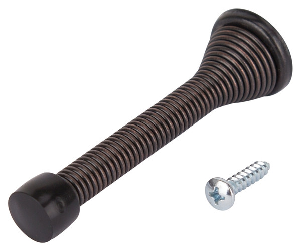 Prosource H62-B049-PS Heavy-Duty Spring, 5/16 in Dia Base, 3-1/8 in Projection, Plastic & Steel, Venetian Bronze [SKU: ORG4206355]