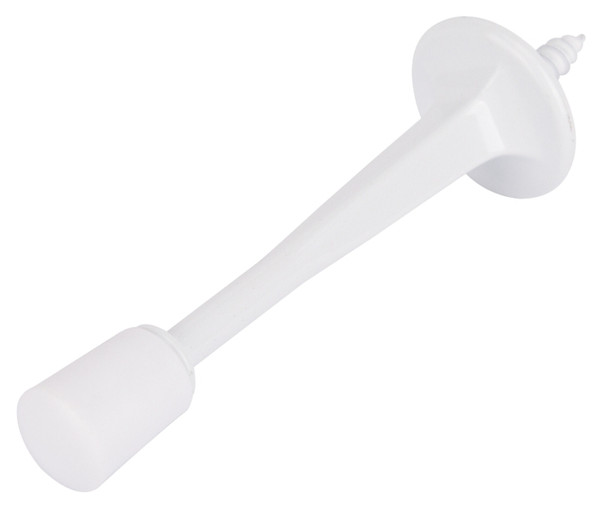 Prosource H20-Z025C-PS Heavy-Duty Rigid Door Stop, 15/16 in Dia Base, 3-1/8 in Projection, Die-Cast Zinc & Plastic [SKU: ORG4508826]