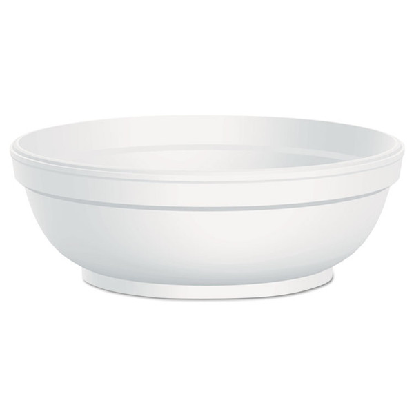 Insulated Foam Bowls, 6 oz, White, 50/Pack, 20 Packs/Carton [SKU: DCC6B20]
