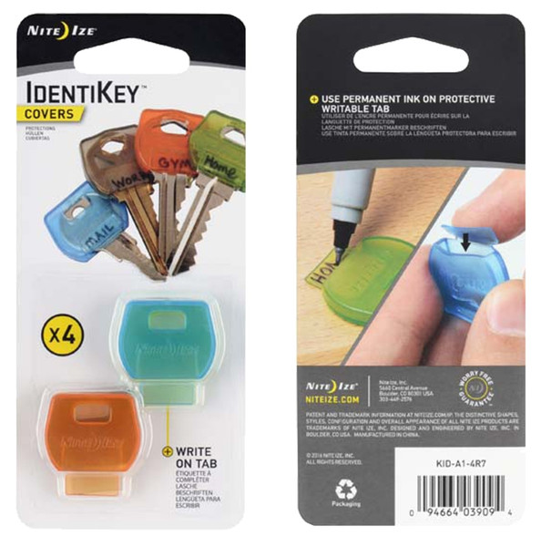 Nite Ize KID-A1-4R7 Key Cover, Rubber/Stainless Steel Case [SKU: ORG1192384]