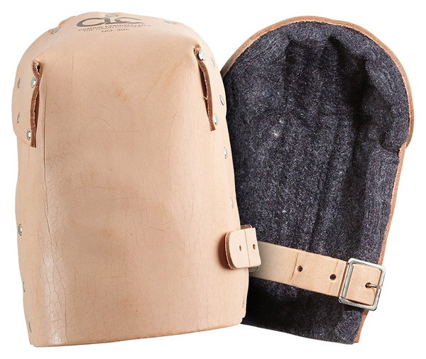 CLC 309 Heavy-Duty Knee Pad, Top Grain Leather Cap, Felt Cloth Pad, Buckle Closure [SKU: ORG8662983]