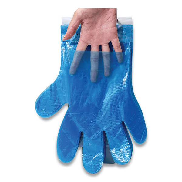 Reddi-to-Go Poly Gloves on Wicket, One Size, Clear, 8,000/Carton [SKU: IBSR2GOPE8K]