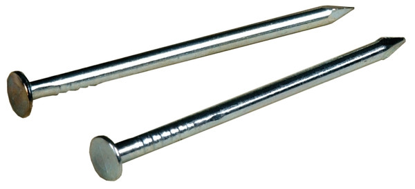 HILLMAN 122563 Wire Nail, 1 in L, Steel, Galvanized, Flat Head, Smooth Shank, 1.75 oz [SKU: ORG7730617]