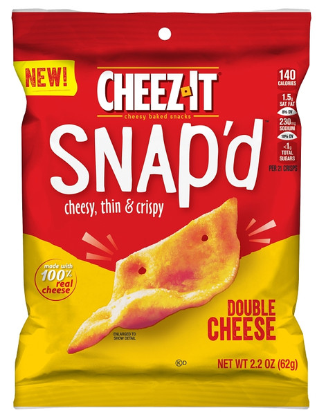 CHEEZ-IT 24100114221 Crackers, Double Cheese Flavor [SKU: ORG5987177]