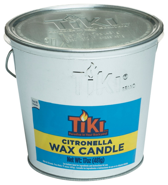 TIKI 1412110 Citronella Wax Candle with Handle, Citronella, 17 oz [SKU: ORG4834719]