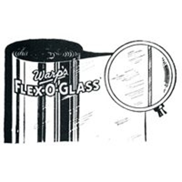 Warp's Flex-O-Glass Series NFG-3625 Window Film, 25 yd L, 36 in W, 4 Thick Material, Plastic [SKU: ORG4411971]