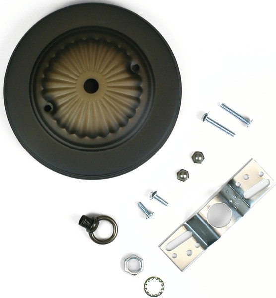 Jandorf 60213 Canopy Kit, Ceiling, Traditional, Bronze, For: Outlet Box and Hang Ceiling Fixture [SKU: ORG3403755]