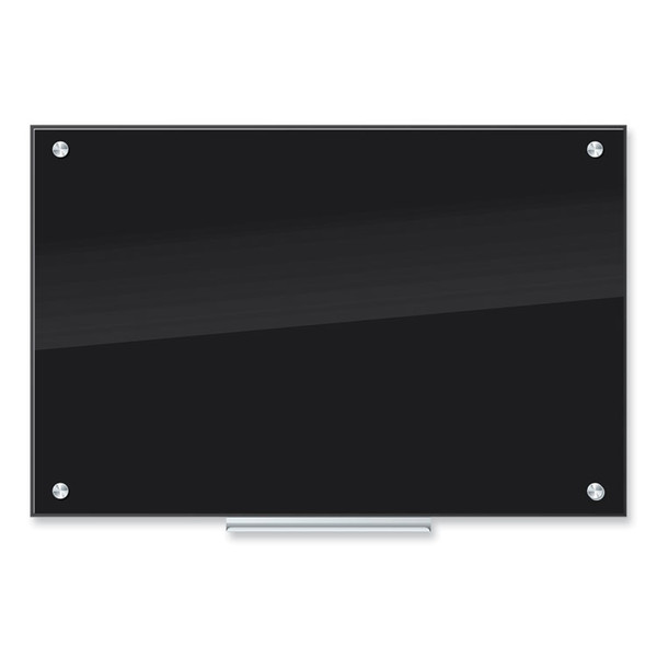 Black Glass Dry Erase Board, 35 x 23 [SKU: UBR170U0001]