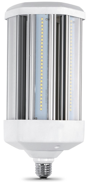 Feit Electric C10000/5K/LEDG2 LED Bulb, Corn Cob, 500 W Equivalent, E26 Lamp Base, Clear, Daylight Light [SKU: ORG5471776]
