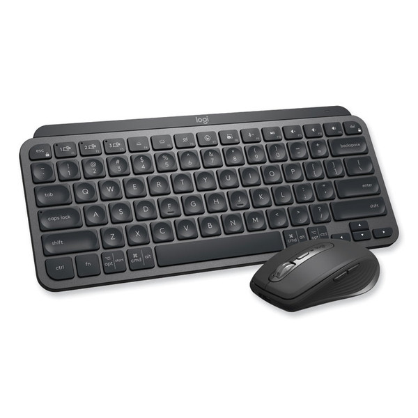 MX Keys Mini Combo for Business Wireless Keyboard and Mouse, 2.4 GHz Frequency/32 ft Wireless Range, Graphite [SKU: LOG920011048]