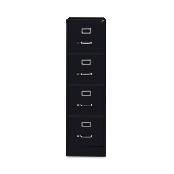Vertical Letter File Cabinet, 4 Letter-Size File Drawers, Black, 15 x 26.5 x 52 [SKU: HID14105]