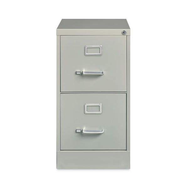 Vertical Letter File Cabinet, 2 Letter-Size File Drawers, Light Gray, 15 x 22 x 28.37 [SKU: HID22732]