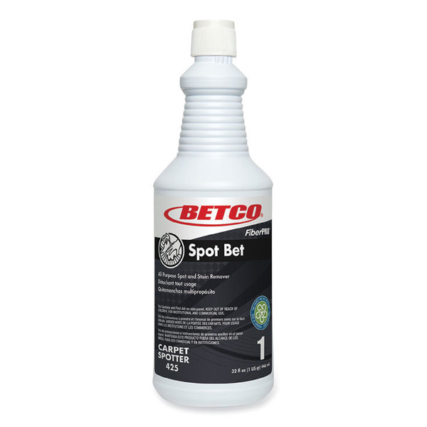 FiberPro Spot Bet Stain Remover, Country Fresh Scent, 32 oz Bottle, 12/Carton [SKU: BET4251200]