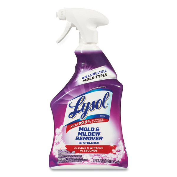 Mold and Mildew Remover with Bleach, Ready to Use, 32 oz Spray Bottle [SKU: RAC78915EA]
